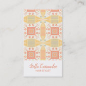 Sorbet Geometric Tegel Pattern Visitekaartje (Voorkant)