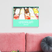 Sorbet ice-room Queensland Australië — reisdruk Canvas Afdruk (Insitu (Woonkamer))