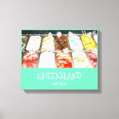 Sorbet ice-room Queensland Australië — reisdruk Canvas Afdruk (Voorkant)