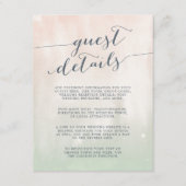 Sorbet | Kaart met details van Waterverf-pastelgas (Voorkant)