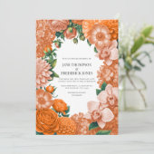 Sorbet Peach, Canteloupe Blush & Apricot Glow Kaart (Staand voorkant)