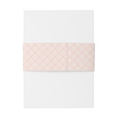 Sorbet | Peach Lattice Personalized Weddenschap Uitnodigingen Wikkel (Achterkant Voorbeeld)