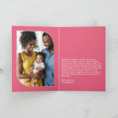 Sorbet Shine Happy New Year Retro Groovy Photo Feestdagen Kaart (Binnen)