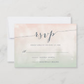 Sorbet Waterverf RSVP-kaart RSVP Kaartje (Voorkant)
