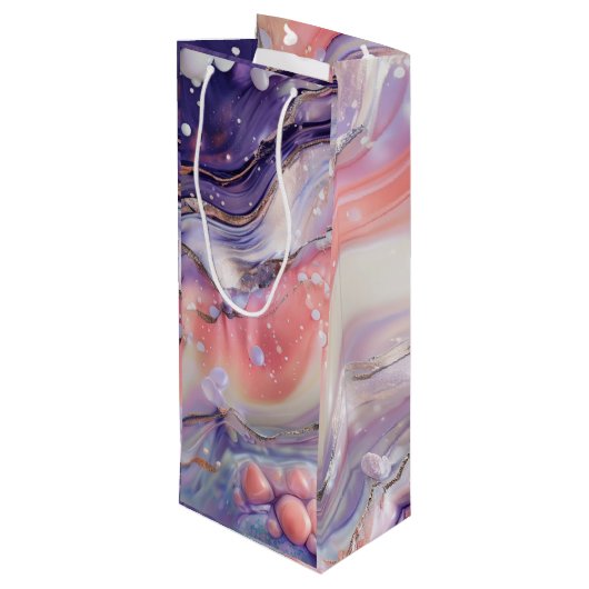 Sorbet Wijn Cadeautas (Achterkant Gekanteld)