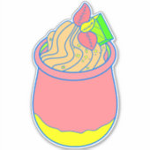 Sorbetsijs Sticker (Voorkant)