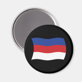 Sorbische Vlag Magneet (Voorkant / Achterkant)