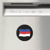 Sorbische Vlag Magneet (Insitu (Vaatwasser))