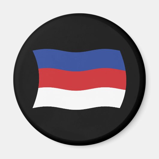 Sorbische Vlag Magneet (Voorkant)