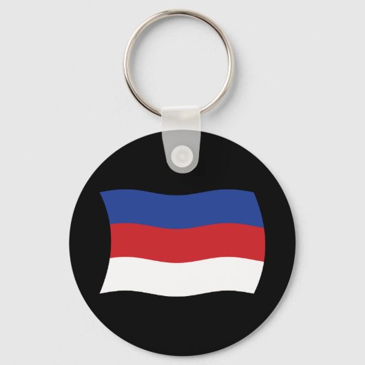 Sorbische Vlag Sleutelhanger (Voorkant)