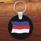 Sorbische Vlag Sleutelhanger (Voorkant)