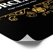 Sorcerer Class Tabletop RPG Gaming Poster (Hoek)