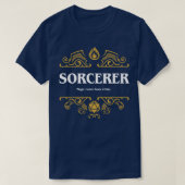 Sorcerer Class Tabletop RPG Gaming T-shirt (Design voorkant)