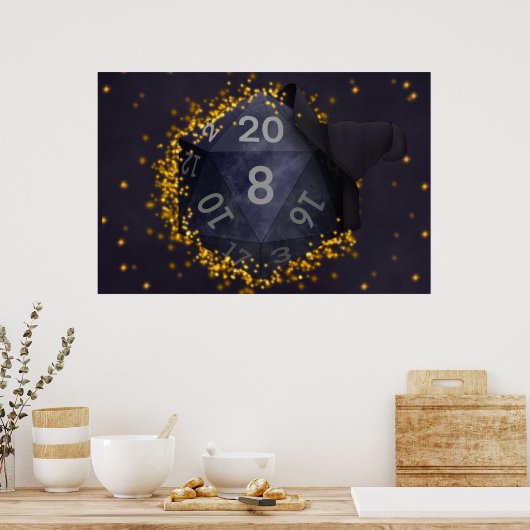 Sorcerer d20 poster (Keuken)
