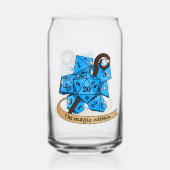 Sorcerer Dice Design Blikvorm Glas (Achterkant)
