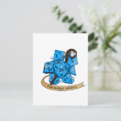 Sorcerer Dice Design Briefkaart (Staand voorkant)