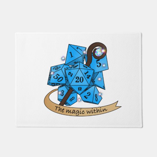 Sorcerer Dice Design Deurmat (Voorkant)