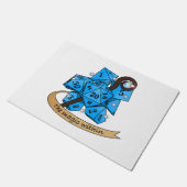 Sorcerer Dice Design Deurmat (Schuin)