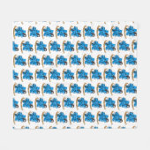 Sorcerer Dice Design Fleece Deken (Voorkant (Horizontaal))