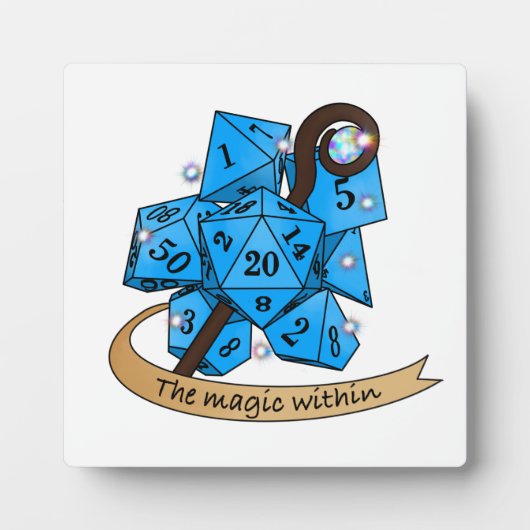 Sorcerer Dice Design Fotoplaat (Voorkant)