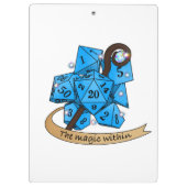 Sorcerer Dice Design Klembord (Achterkant)
