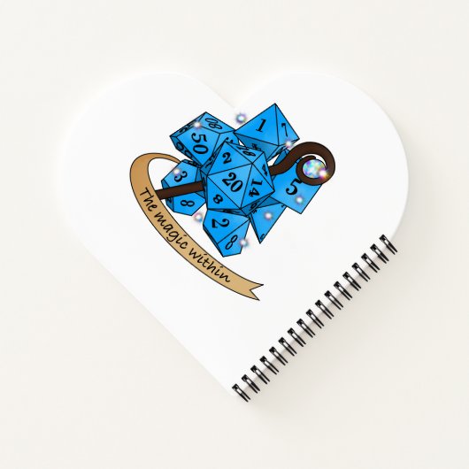 Sorcerer Dice Design Notitieboek (Achterkant)