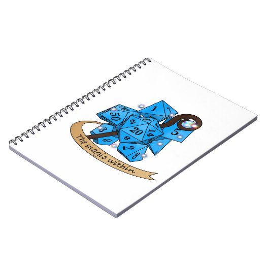 Sorcerer Dice Design Notitieboek (Linkerzijde)