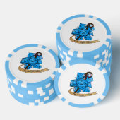 Sorcerer Dice Design Poker Chips (Opstapeling)