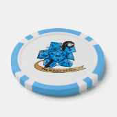 Sorcerer Dice Design Poker Chips (Enkel)