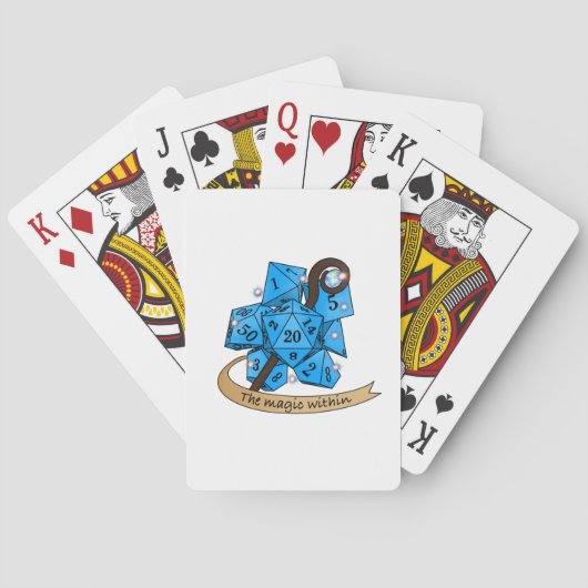 Sorcerer Dice Design Pokerkaarten (Achterkant)