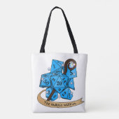 Sorcerer Dice Design Tote Bag (Achterkant)