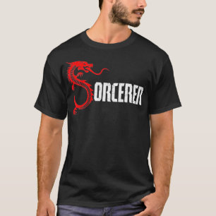 Sorcerer-speler voor vuurbalklevermachine voor wol t-shirt