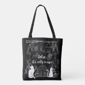 Sorcerer's Serenity: Relax, het is alleen maar mag Tote Bag (Achterkant)
