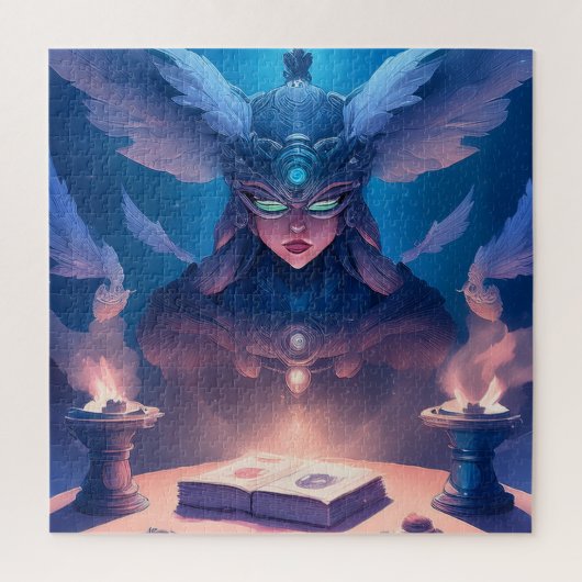 Sorceress  Getting Ready To Cast Spell Legpuzzel (Verticaal)