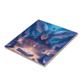 Sorceress  Getting Ready To Cast Spell Tegeltje (Zijkant)