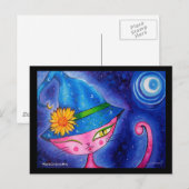 Sorceress Kat Briefkaart (Voorkant / Achterkant)