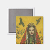 Sorceress Witch Magnet (Voorkant / Achterkant)