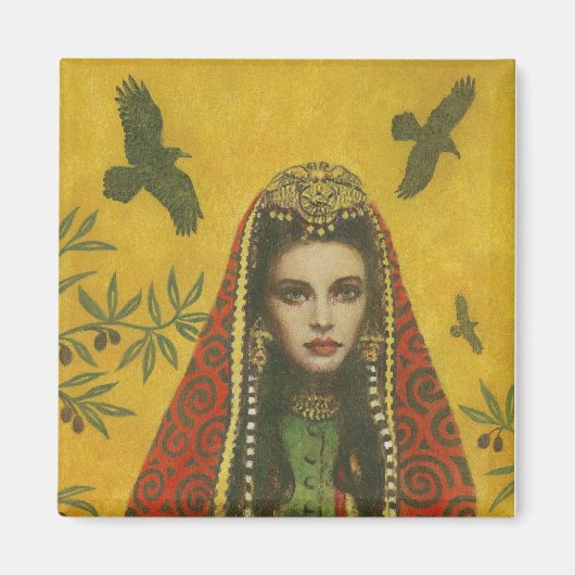 Sorceress Witch Magnet (Voorkant)