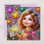 ~ SORCHA ~ Happy Birthday ~ Fire Works' Display ~ (Voorkant / Achterkant)