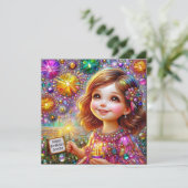 ~ SORCHA ~ Happy Birthday ~ Fire Works' Display ~ (Staand voorkant)