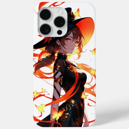 🔥 Sorcier Anime & Papillons de Feu 🦋 Case-Mate iPhone Case (Achterkant)