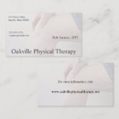 Sore knie visitekaartje (Voorkant / Achterkant)