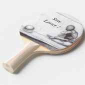 "Sore Looser" Ping Pong Paddle Tafeltennisbatje (Voorkant Gekanteld)