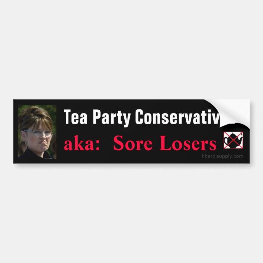 Sore Losers Bumpersticker (Voorkant)