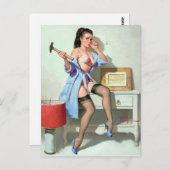 Sore Thumb Pin Up Briefkaart (Voorkant / Achterkant)