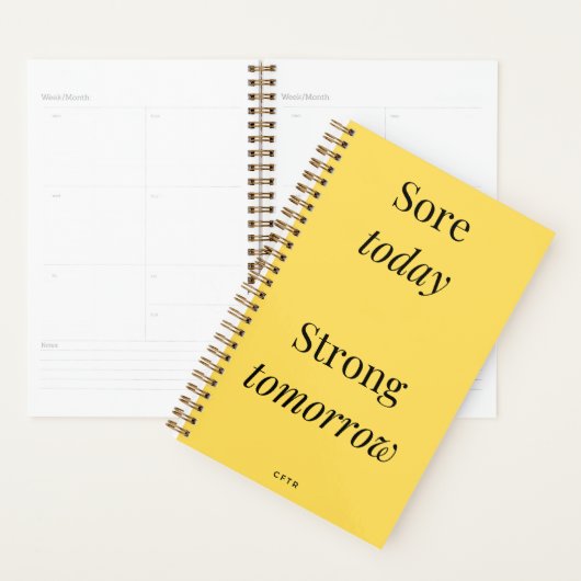 Sore vandaag Sterke morgen Planner (Display)