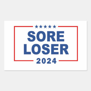 Sore Verliezer 2024 Rechthoekige Sticker