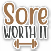 Sore worth het sticker (Voorkant)