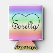 Sorella Italiaanse zuster-hartrinbow Blikjeskoeler (Achterkant)