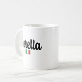 Sorella Italian Flag Mug - Gift for Sister Koffiemok (Voorkant links)